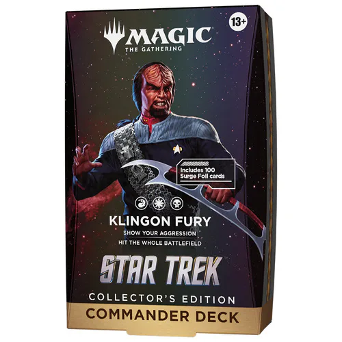 Star Trek | "Klingon Fury" Collector's Edition Commander Deck