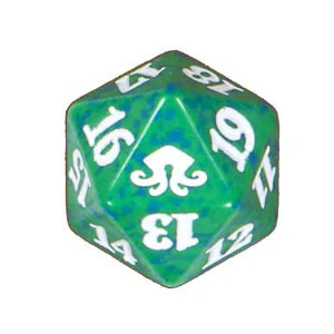 Eldritch Moon: D20 Die (Green)