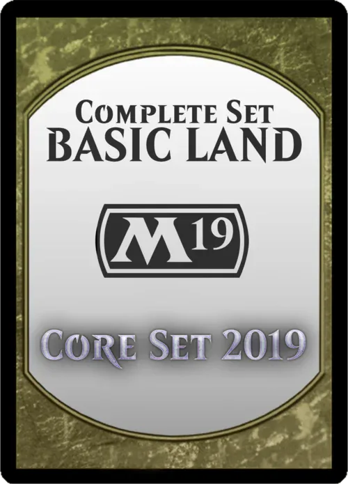 Core Set 2019 Basic Land Set