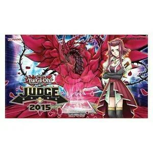 Black Rose Dragon and Akiza 2015 Judge Playmat