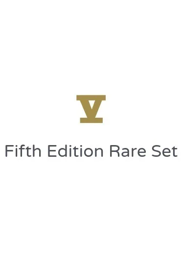 Fifth Edition Rare Set