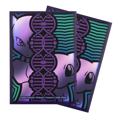 Pokémon Center Mewtwo & Mew DNA Sleeves