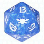 Blue Legions D20 Die