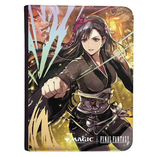 FINAL FANTASY: "Tifa Lockhart" Premium Zippered PRO | 9-Pocket Binder