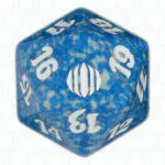 Blue Shards of Alara D20 Die