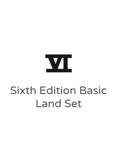 Sixth Edition Basic Land Set