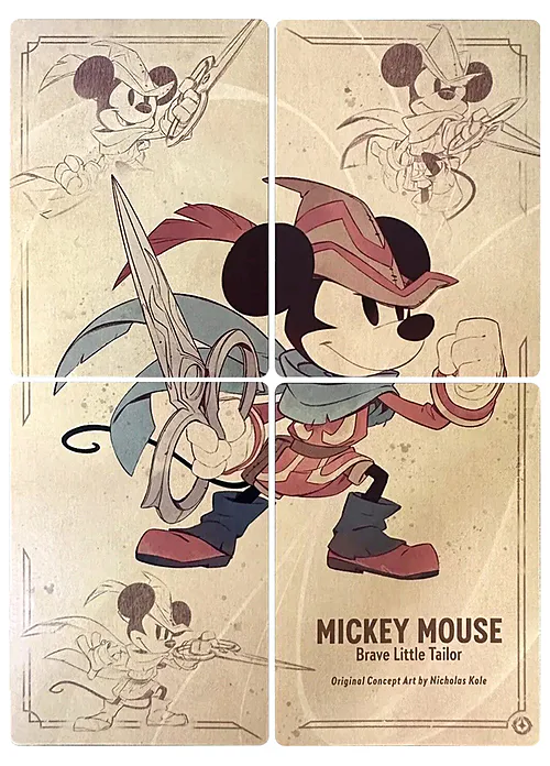 Mickey Mouse - Brave Little Tailor Puzzle Insert