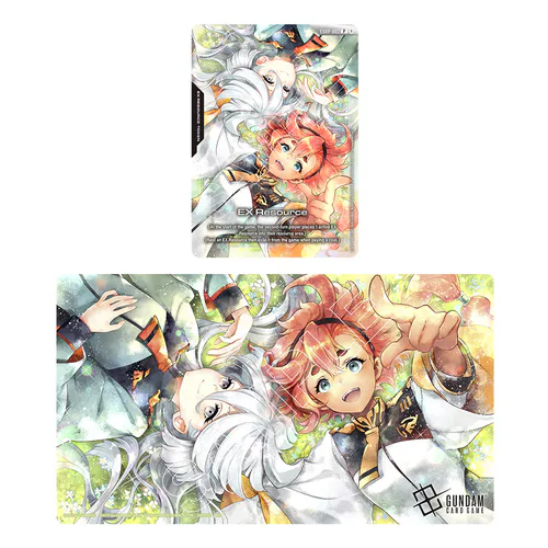 Official Playmat and Card Set Suletta & Miorine