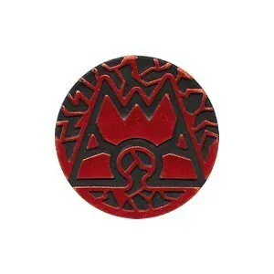 EX Team Magma vs Team Aqua: Team Magma emblem Coin (Team Magma Theme Deck)