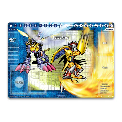 "WarGreymon & MetalGarurumon" Playmat