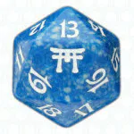 Blue Champions of Kamigawa D20 Die