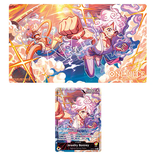 Playmat & Card Set: Luffy & Bonney