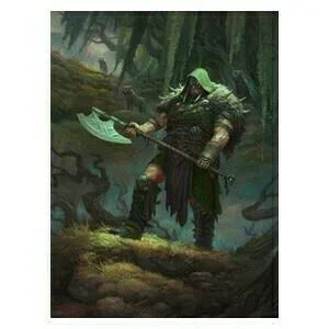 Throne of Eldraine: "Garruk, Cursed Huntsman" Art Print