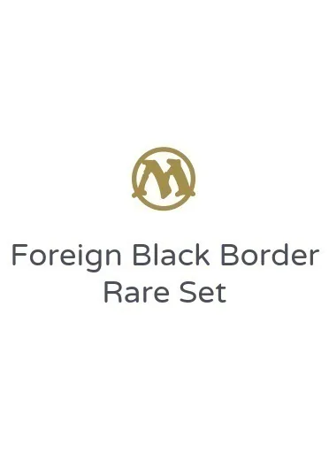 Foreign Black Border Rare Set