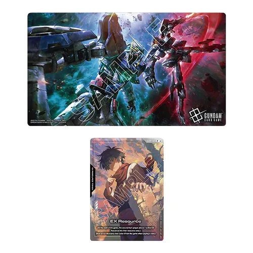 Official Playmat & Card Set Mobile Suit Gundam 00