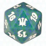 Green Innistrad D20 Die