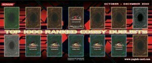 Top 1000 Ranked Cossy Duelists Oktober-December 2010 Playmat