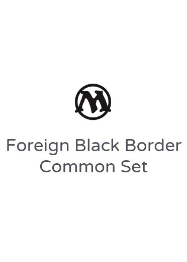 Foreign Black Border Common Set