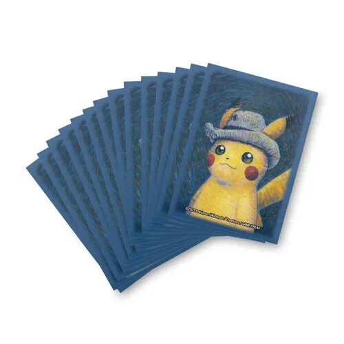 Pokémon Center × Van Gogh Museum: Pikachu Inspired by Self-Portrait with Grey Felt Hat Card Sleeves