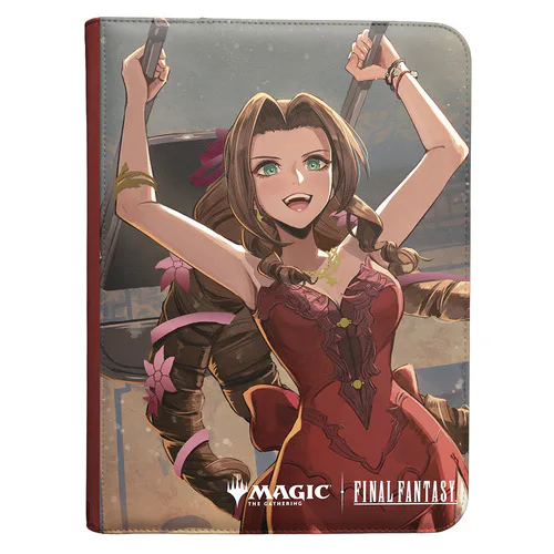 FINAL FANTASY: "Aerith Gainsborough" Premium Zippered PRO | 9-Pocket Binder