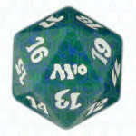 Green Magic 2010 D20 Die