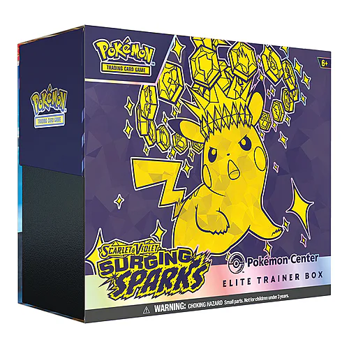 Surging Sparks Pokémon Center Elite Trainer Box