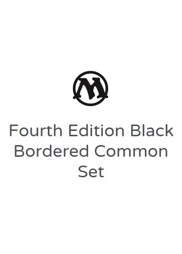 Fourth Edition Black Bordered Common Set