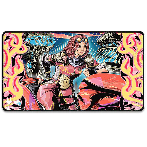 Aetherdrift: "Chandra, Spark Hunter" Stitched Playmat