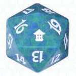 Green Saviors of Kamigawa D20 Die